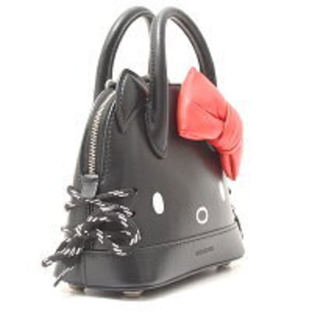 Balenciaga Virutop Hello Shoulder Bag Leather Black - Picture 2 of 10